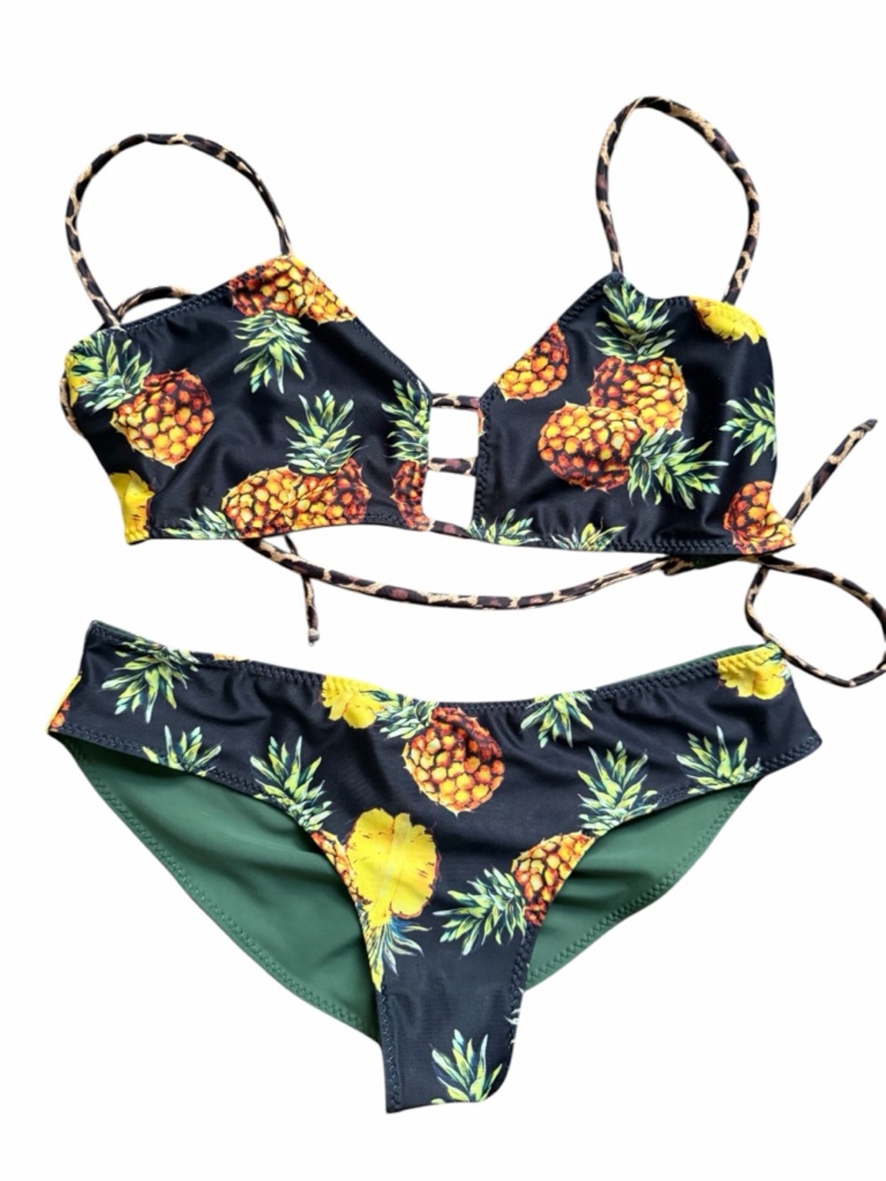 Savage Swim Pineapple Print Bikini Swim
